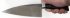 Нож МТ-49 кухонный (сталь 95х18, черный граб) в руке