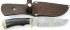 Нож Ирбис (сталь Х12МФ, граб, латунь) с ножнами